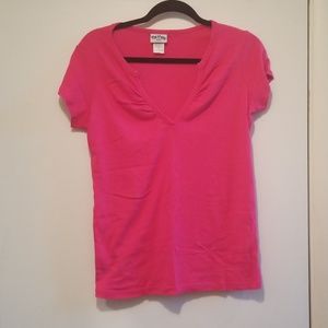 1X Pink Outlaw V-neck Shirt
